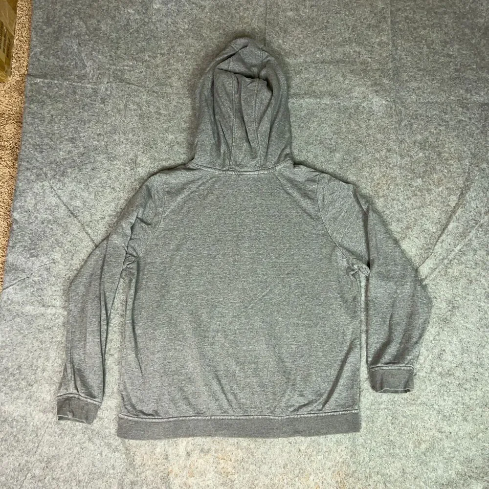 Nike Womens Hoodie 1X Plus Gray White Sweatshirt‎ Sweater Air Lounge Sports Top
